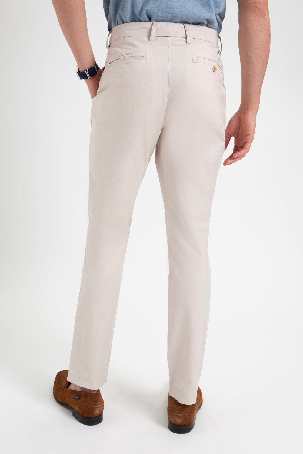 Pantalon Ben Sherman Everyday Slim Fit Chino Blanche | BLJ-15117518